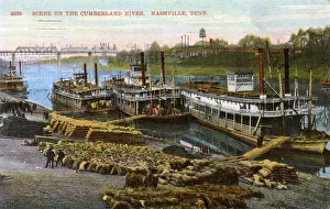 Cumberland Gallery: Scene on the Cumberland River, Nashville, Tennessee, USA