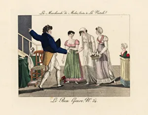 Scene from La Marchande des Modes Scene from La Marchande des Modes