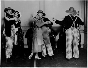 A scene from the Midnight Follies cabaret show, London (1920 A scene from the Midnight Follies cabaret show, London (1920