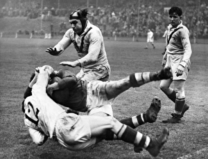 Colliding Gallery: Scene at a rugby match