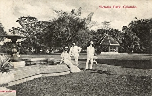 Scene in Victoria Park, Colombo, Ceylon (Sri Lanka) Scene in Victoria Park, Colombo, Ceylon (Sri Lanka)
