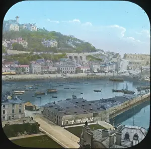 Late 19th Century Photography Prints: Scenery of Devon - Torquay and the Harbour