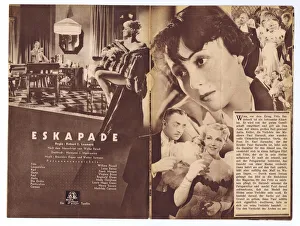 Scenes from Escapade (1935) from Film Kurier magazine Scenes from Escapade (1935) from Film Kurier magazine
