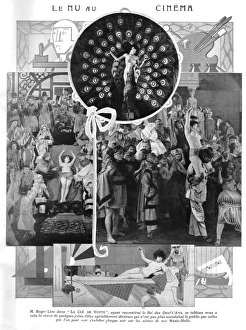 Scenes from the French film La Cle de Voute, 1925 Scenes from the French film La Cle de Voute, 1925