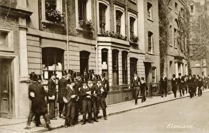 Images Dated 6th August 2018: Schoolboys at Eton College, Eton, Windsor, Berkshire