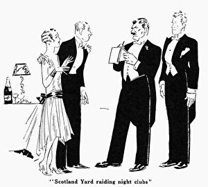 Nightclubs Gallery: Scotland Yard raiding nightclubs, 1928