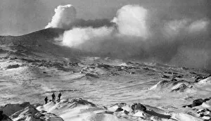 Images Dated 7th September 2011: Scott Polar Expedition 1910 - 1912 - Mount Erebus