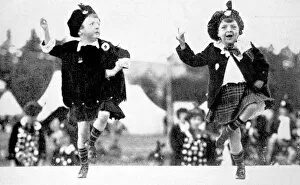 Images Dated 22nd December 2004: Scottish Children Highland Dancing, Aboyne, 1926