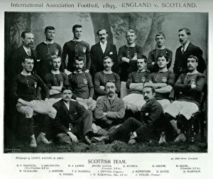 Football Gallery: Scottish International Association Football Team, 1895