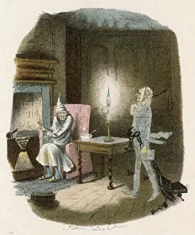Dickens Gallery: Scrooge and Marley Ghost
