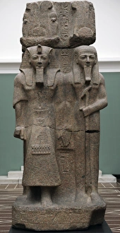 Sculpture of Ramesses II and God Ptah. Egypt Sculpture of Ramesses II and God Ptah. Egypt