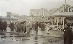 Sea front with rain at Durban, Natal Province, South Africa Sea front with rain at Durban, Natal Province, South Africa