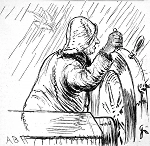 Seaman at the Ships Wheel, Atlantic, 1870 Seaman at the Ships Wheel, Atlantic, 1870