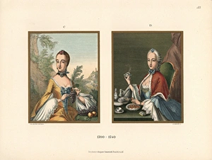 Seasonal fashions from the early 18th century Seasonal fashions from the early 18th century