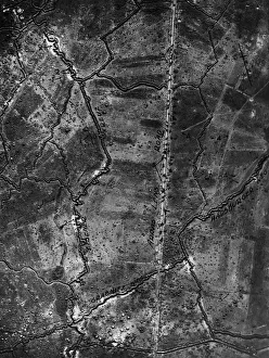 Secret WW1 Aerial-Photography Vertical Photograph with N? Secret WW1 Aerial-Photography Vertical Photograph with N?