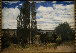 Seine. Landscape with Poplars, 1877, by Carl Fredrik Hill Seine. Landscape with Poplars, 1877, by Carl Fredrik Hill