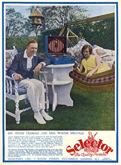 Selector portable wireless advertisement, 1929 Selector portable wireless advertisement, 1929