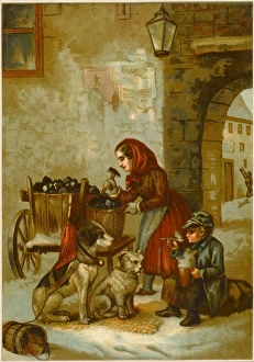 <b class=qtipBold><figcaption>Selling Small Coals</figcaption></b><br>Selling small coals from a barrow in a winter street<br><em>© Mary Evans Picture Library</em> Selling Small Coals