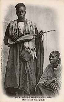 Related Images Gallery: Senegal - Griot playing a Xalam