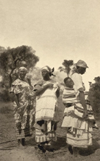 Three Senegalese women in Dakar Three Senegalese women in Dakar