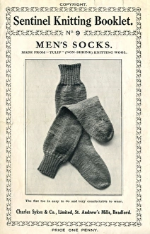 Sentinel knitting booklet, socks, WW1 Sentinel knitting booklet, socks, WW1