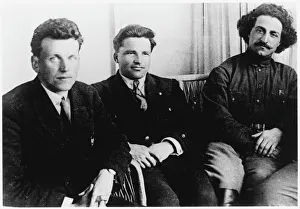 Sergei Kirov, Fedor Raskolnikov and Sergo Ordzhonikidze Sergei Kirov, Fedor Raskolnikov and Sergo Ordzhonikidze