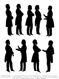 Series of silhouettes by August Edouart Series of silhouettes by August Edouart