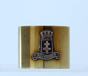 Serviette ring with the Coat of Arms of St-Omer Serviette ring with the Coat of Arms of St-Omer