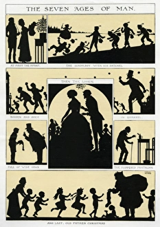 The Seven Ages of Man - silhouette by Chris Heaps The Seven Ages of Man - silhouette by Chris Heaps