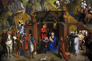 The Seven Joys of the Virgin, 1480, by Hans Memling (1435/14 The Seven Joys of the Virgin, 1480, by Hans Memling (1435/14