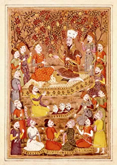 Persians Gallery: Shahnameh. The Book of Kings. 16th c. Kay Kavus