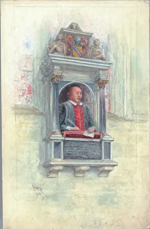Stratford Gallery: Shakespeare memorial, Holy Trinity Church, Stratford