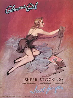 Packet Gallery: Sheer stockings packaging design by David Wright