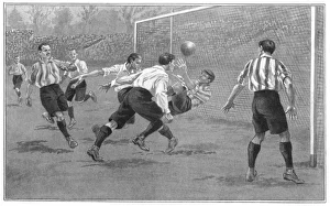 <b class=qtipBold><figcaption>Sheffield V Southampton</figcaption></b><br>In the FA Cup Final at Crystal Palace, Sheffield United draw 1-1 with Southampton; Sheffield won the replay 2-1.<br><em>© Mary Evans Picture Library</em> Sheffield V Southampton