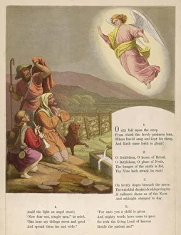 <b class=qtipBold><figcaption>Shepherds Visited</figcaption></b><br>While watching their flocks at night, three shepherds are visited by an angel who tells them of the birth of Jesus<br><em>© Mary Evans Picture Library</em> Shepherds Visited