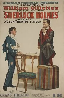 Theatre Collection: Sherlock Holmes theatre poster