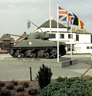 Sherman Gallery: Sherman tank Memorial, Hechtel, Belgium