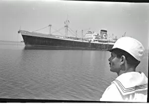Images Dated 25th August 2015: Ships trapped in Suez Canal, Six-Day War