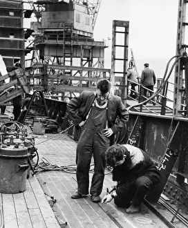 Shipyard Apprentice Print, Tyneside 1950s