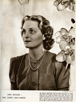 Shirley Bain-Marais by Madame Yevonde Shirley Bain-Marais by Madame Yevonde