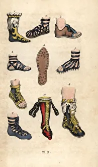 Shoes, boots and sandals of ancient Rome Shoes, boots and sandals of ancient Rome