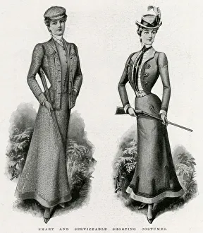 Sportswear Gallery: Shooting wear for women 1900
