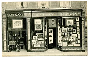 Shop front, E B Clarke, Picture Framers, Kingston Shop front, E B Clarke, Picture Framers, Kingston