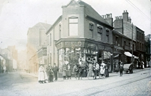 Shop-front - Premises of Field - Draper and J Hitchings Shop-front - Premises of Field - Draper and J Hitchings