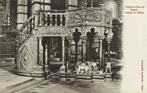 Siena Cathedral, Italy - Interior - Pulpit Siena Cathedral, Italy - Interior - Pulpit