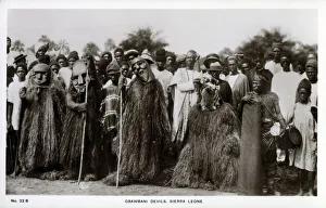 Related Images Gallery: Sierra Leone - Gbangbama Devils (Native Jesters)