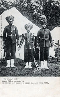 Hampton Court Palace Gallery: Sikh Soldiers - 15th Regiment - at Hampton Court Palace
