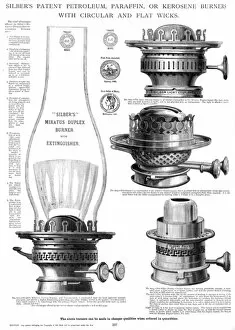Wick Gallery: Silbers patent burners with wicks, Plate 227