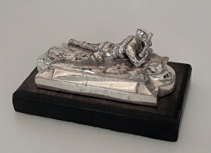 Silver plated ornament - Royal Artillery Officer ranging Silver plated ornament - Royal Artillery Officer ranging
