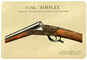 Images Dated 7th December 2016: Simplex gun by Mimard & Blachon